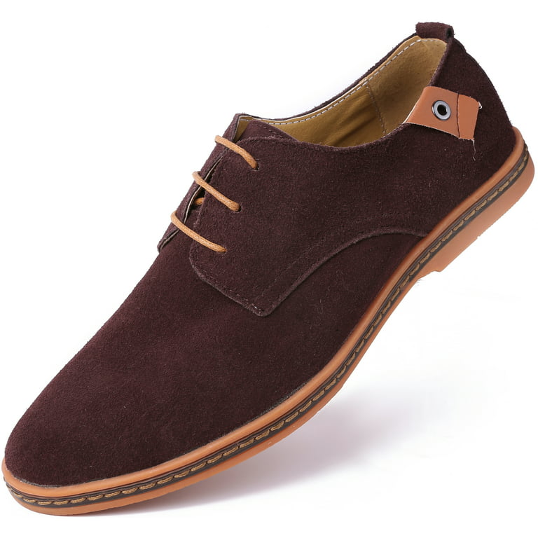 Marino Suede Oxford Dress Shoes for Men - Business Casual Shoes