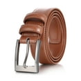 thumbnail image 1 of Marino’s Men Genuine Leather Dress Belt with Single Prong Buckle, 1 of 6