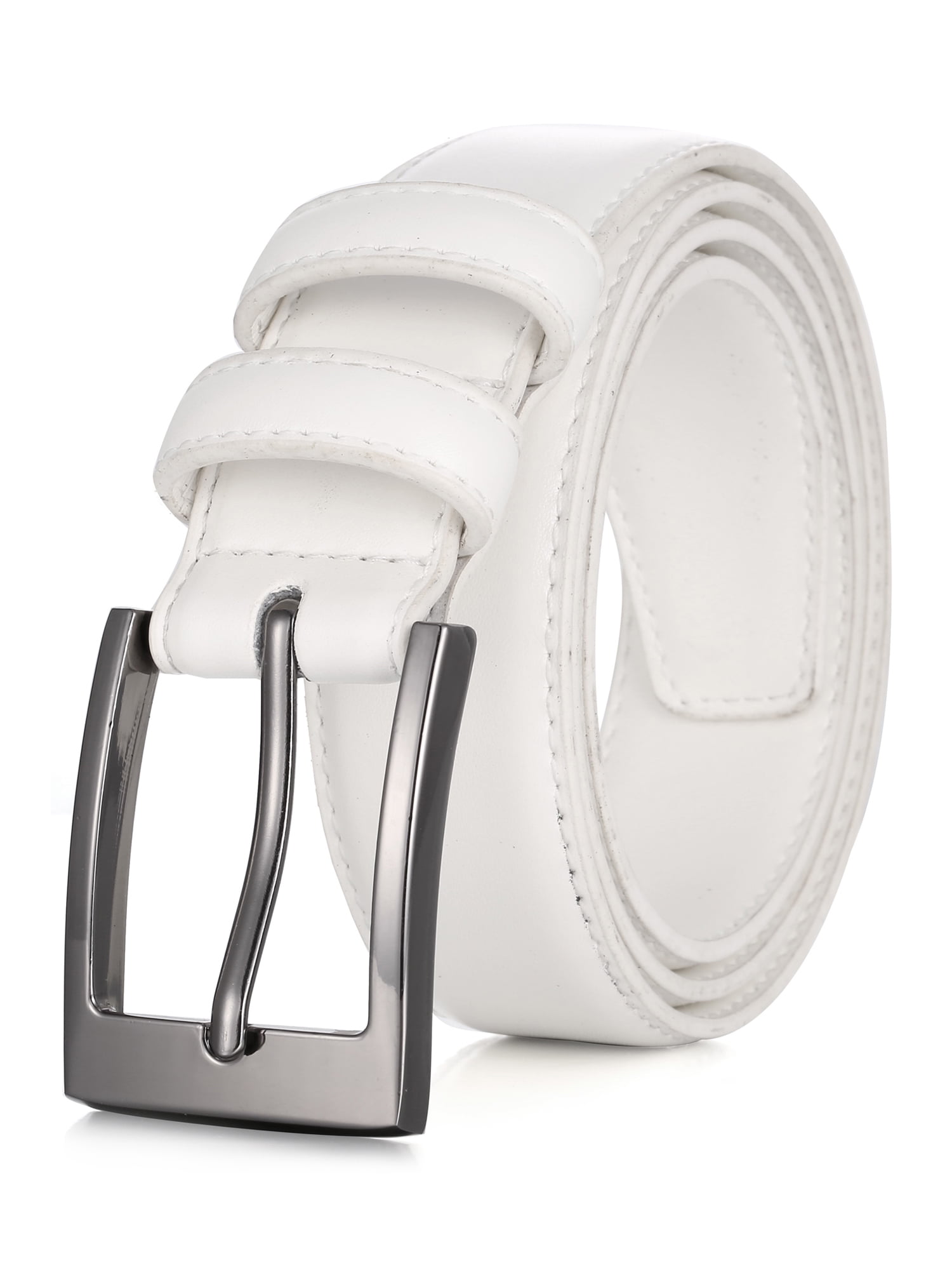 Marino's Men Genuine Leather Dress Belt with Single Prong Buckle - Walmart  Business Supplies