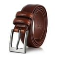thumbnail image 1 of Marino’s Men Genuine Leather Dress Belt with Single Prong Buckle, 1 of 6