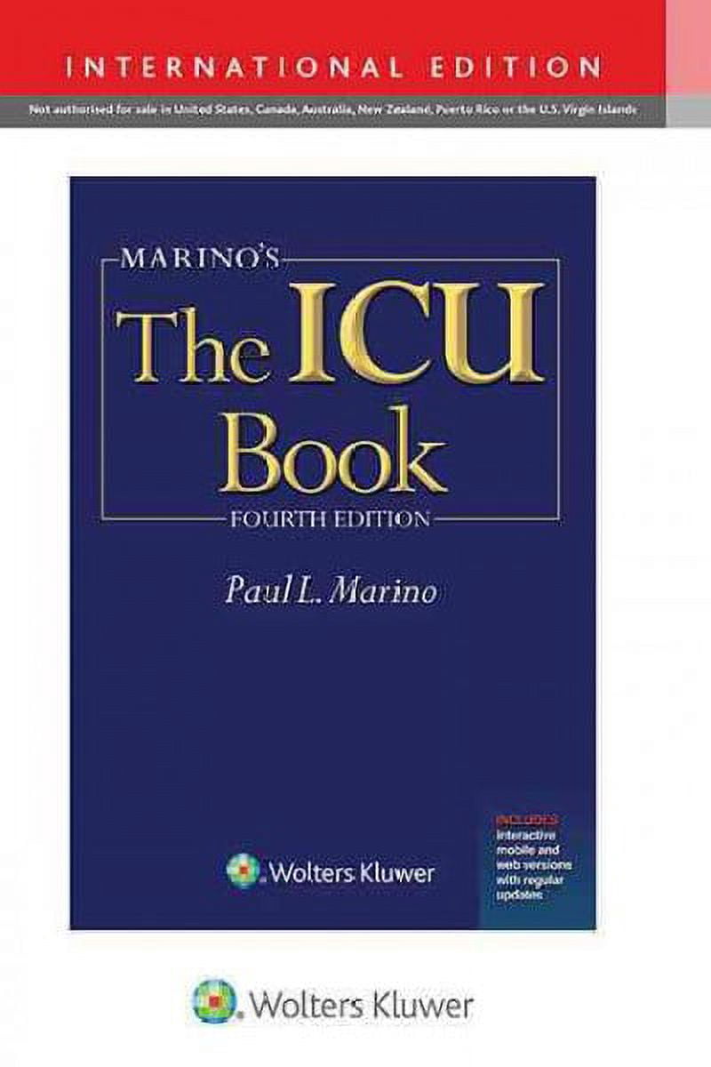 Marino's the ICU Book - Walmart.com