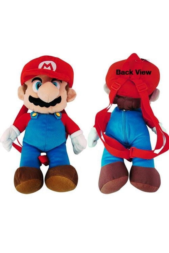Mario 16' Plush Backpack
