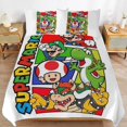 thumbnail image 1 of Mario 3-Piece All Season Bedding Set, Comforter Set with Pillow Shams for Bedroom & Dorm Decor, Ideal Gifts for Women Men Teens Friends Family, 1 of 7