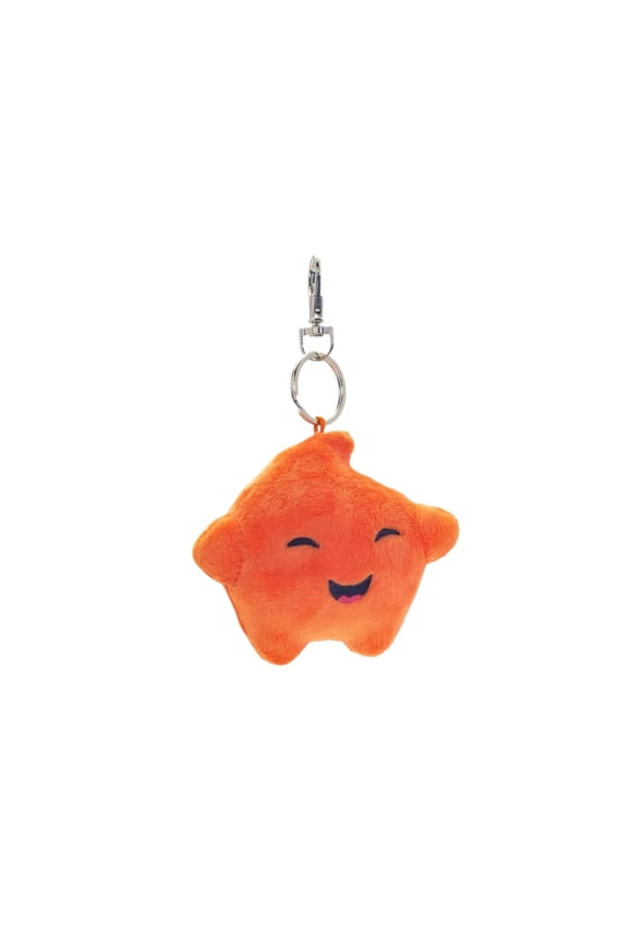 Mario 3" Star Plush Keychain – Game Star Stuffed Animal Clip-Ons – Cute Star Backpack Charms for Gaming Fans, Party Favors & School Bag Decor