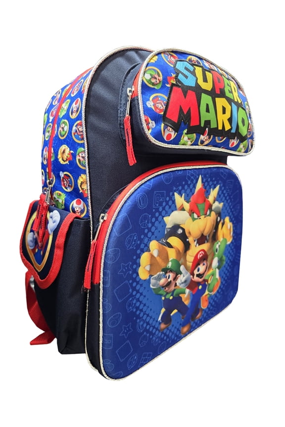 Mario 3D Modelled 12" Backpack