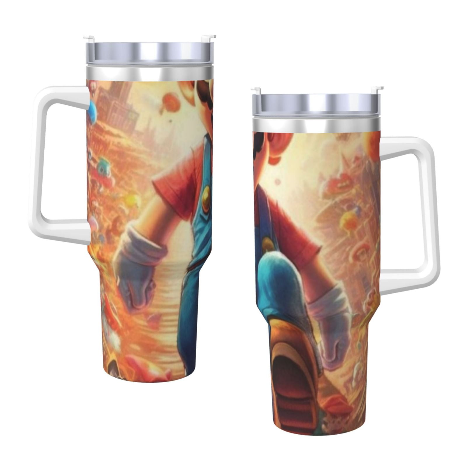 Mario 40oz H2.0 Stainless Steel Vacuum Insulated Tumbler With Lid And