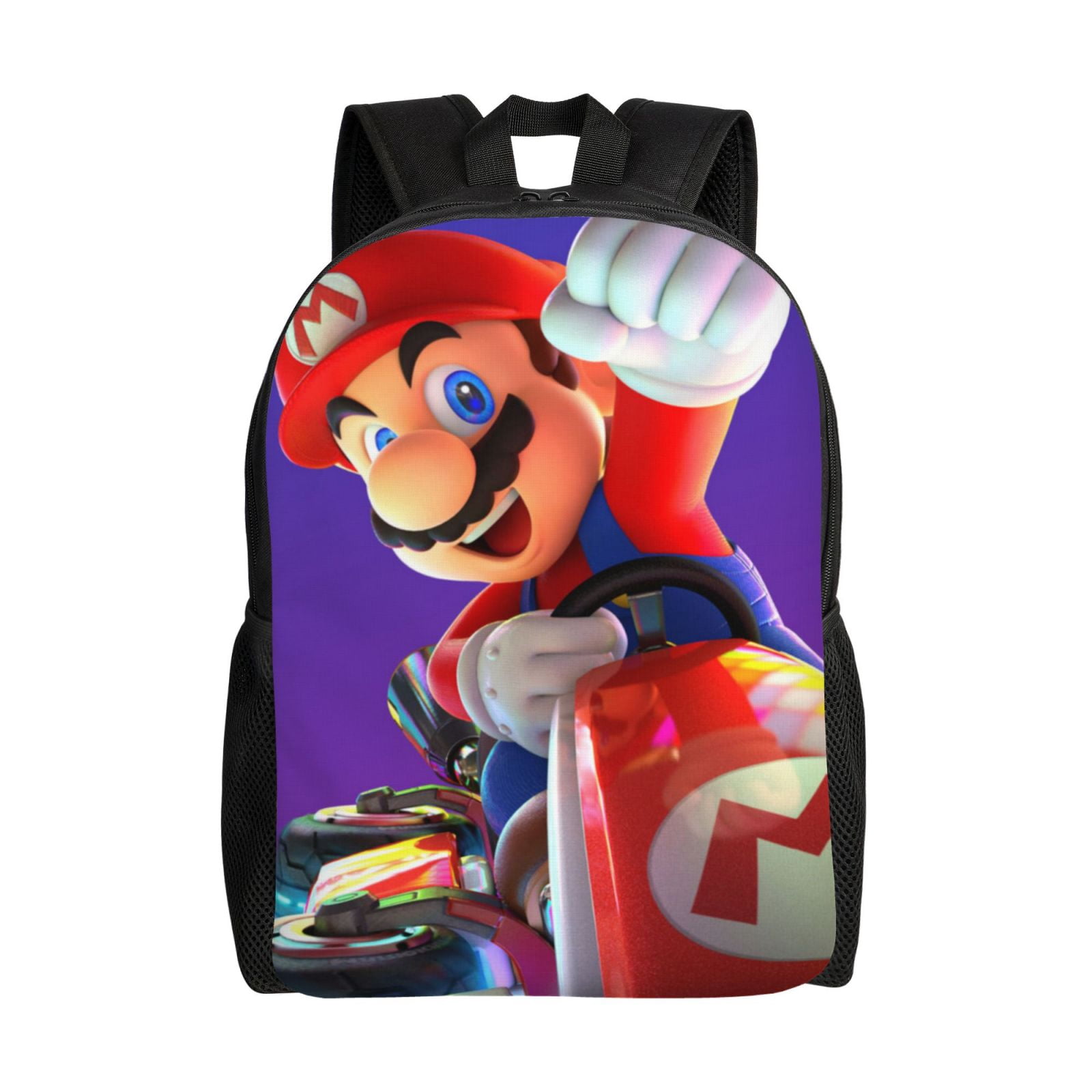Mario Adventure Backpack Laptop School Bag Student Satchel Lightweight ...