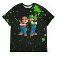 thumbnail image 1 of Mario And Luigi Unisex Short-sleeve Shirt For Men Women Novelty 3D Print T-Shirt Soft Comfortable Tee Shirts, 1 of 7