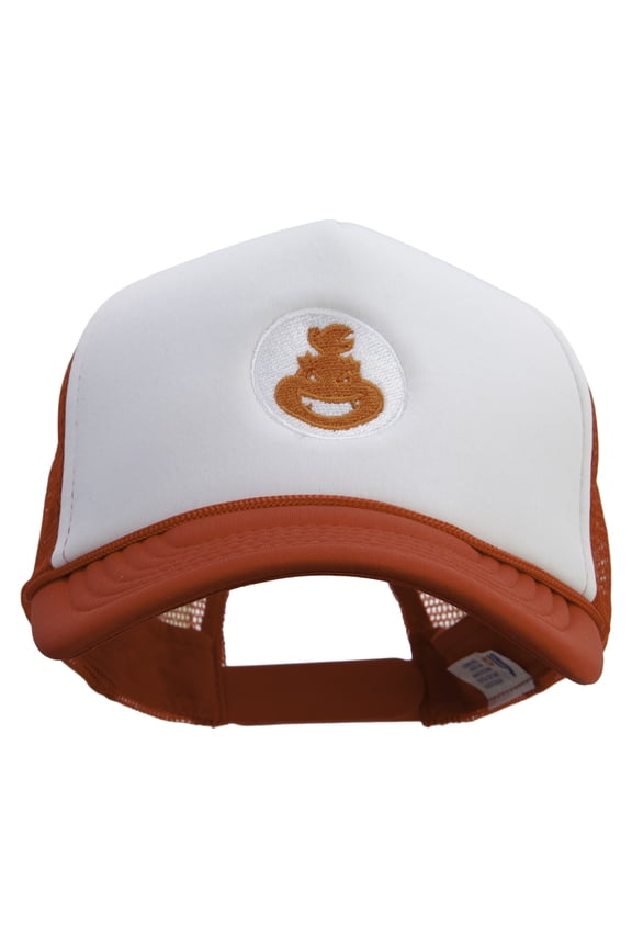 Mario Baby Bowser Embroidered Summer Foam Mesh Trucker Cap - Red White OSFM