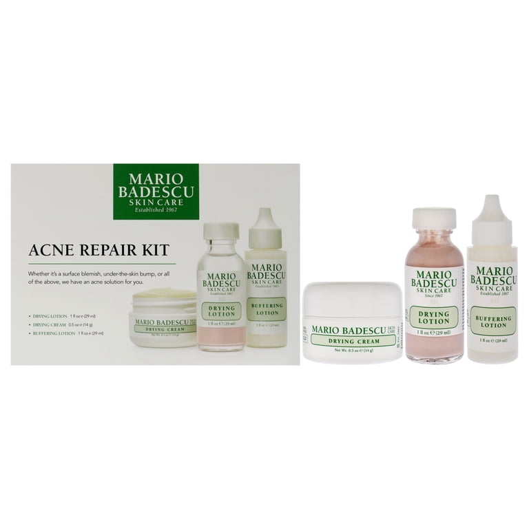Mario Badescu Acne Repair Kit, 3 Piece Set - Walmart.com