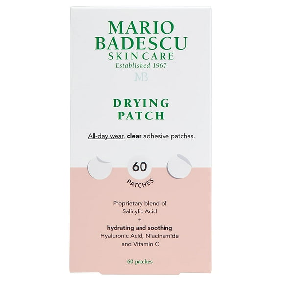 Mario Badescu Pimple Patch Acne Blemish Treatment, Hyaluronic and Salicylic Acids, 60 ct