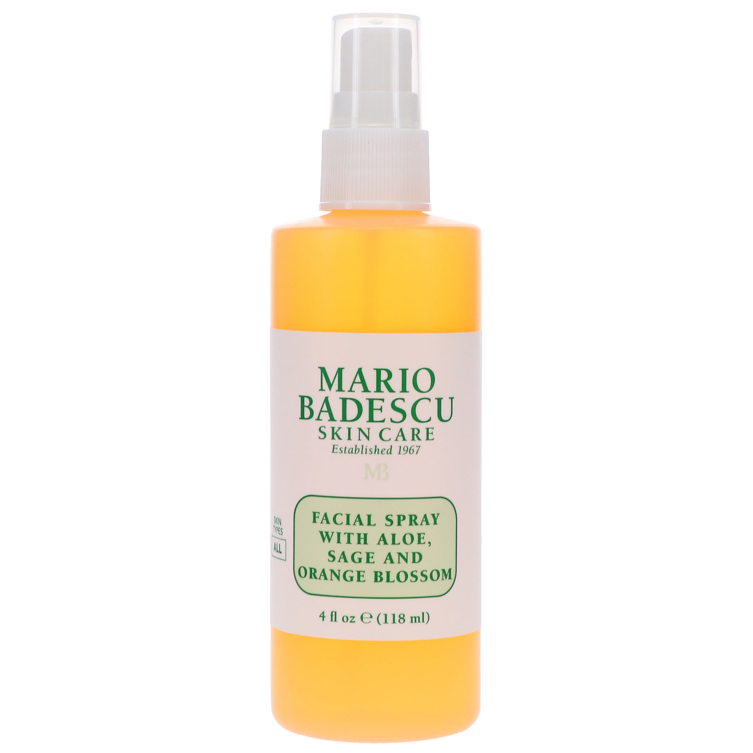 Mario Badescu Facial Spray Skin Care Toner with Aloe Sage and Orange  Blossom , 4 oz - Walmart.com