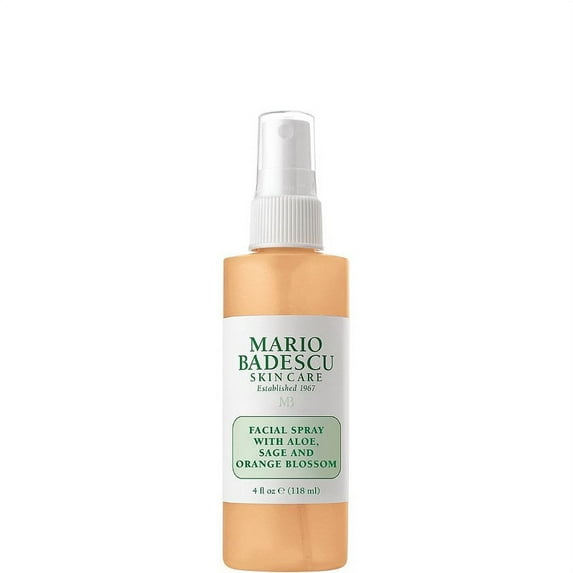 Mario Badescu Facial Spray Skin Care Toner with Aloe Sage and Orange Blossom, 8 fl oz