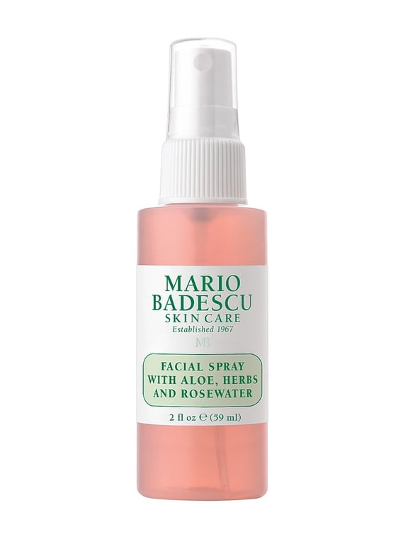 Mario Badescu Facial Spray Skin Care Toner with Rosewater and Aloe Vera, 2 oz