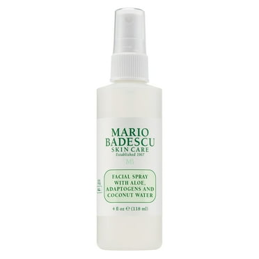 Mario Badescu Facial Spray with Aloe Adaptogens and Coconut Water , 4 oz Spray