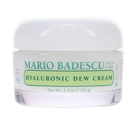 Mario Badescu Hyaluronic Dew Cream, Light Weight Facial Moisturizer Skin Care, 1.5 oz