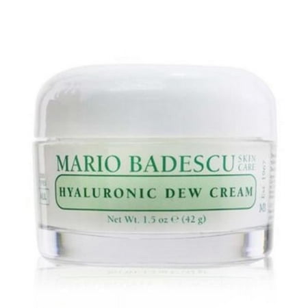 Mario Badescu Hyaluronic Dew Cream, Light Weight Facial Moisturizer Skin Care, 1.5 oz