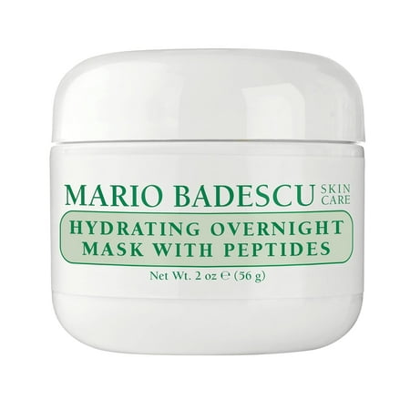 Mario Badescu Hydrating Overnight Facial Mask With Peptides Skin Care, 2 oz