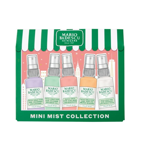 Mario Badescu Mini Mist Collection Skin Care Set, 5 piece set each 2 fl oz
