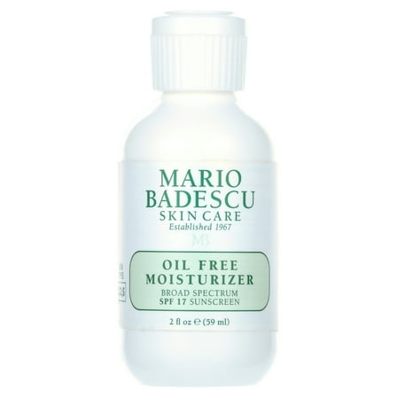 Mario Badescu Oil Free Facial Moisturizer Anti-Aging Skin Care SPF 17, 2 fl oz