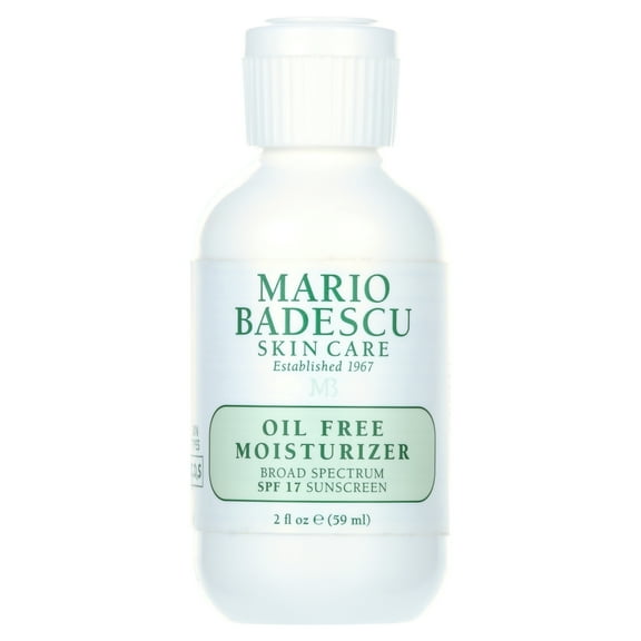 Mario Badescu Oil Free Facial Moisturizer Anti-Aging Skin Care SPF 17, 2 fl oz