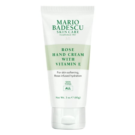 Mario Badescu Rose Hand Cream Vitamin E for All Skin Type, 3 oz