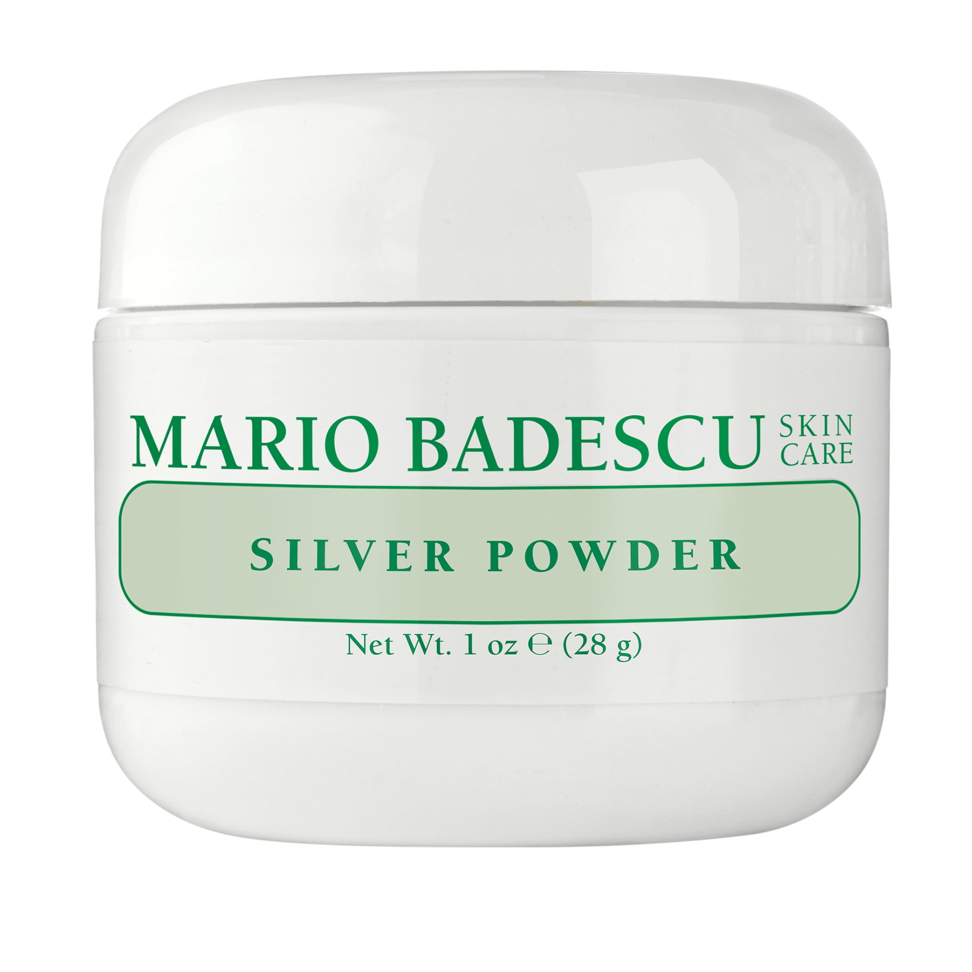 Mario Badescu Silver Facial Powder Skin Care with Purifying Kaolin, 1 oz