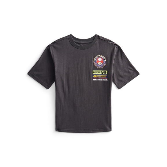 Super Mario Boys Graphic Tee with Short Sleeves, Sizes 4-18