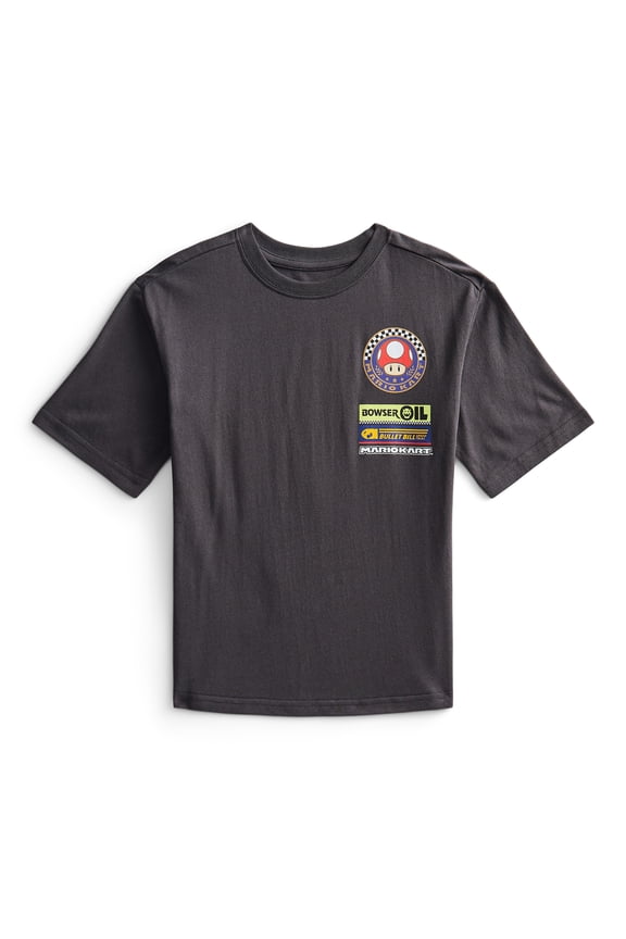 Super Mario Boys Graphic Tee with Short Sleeves, Sizes 4-18