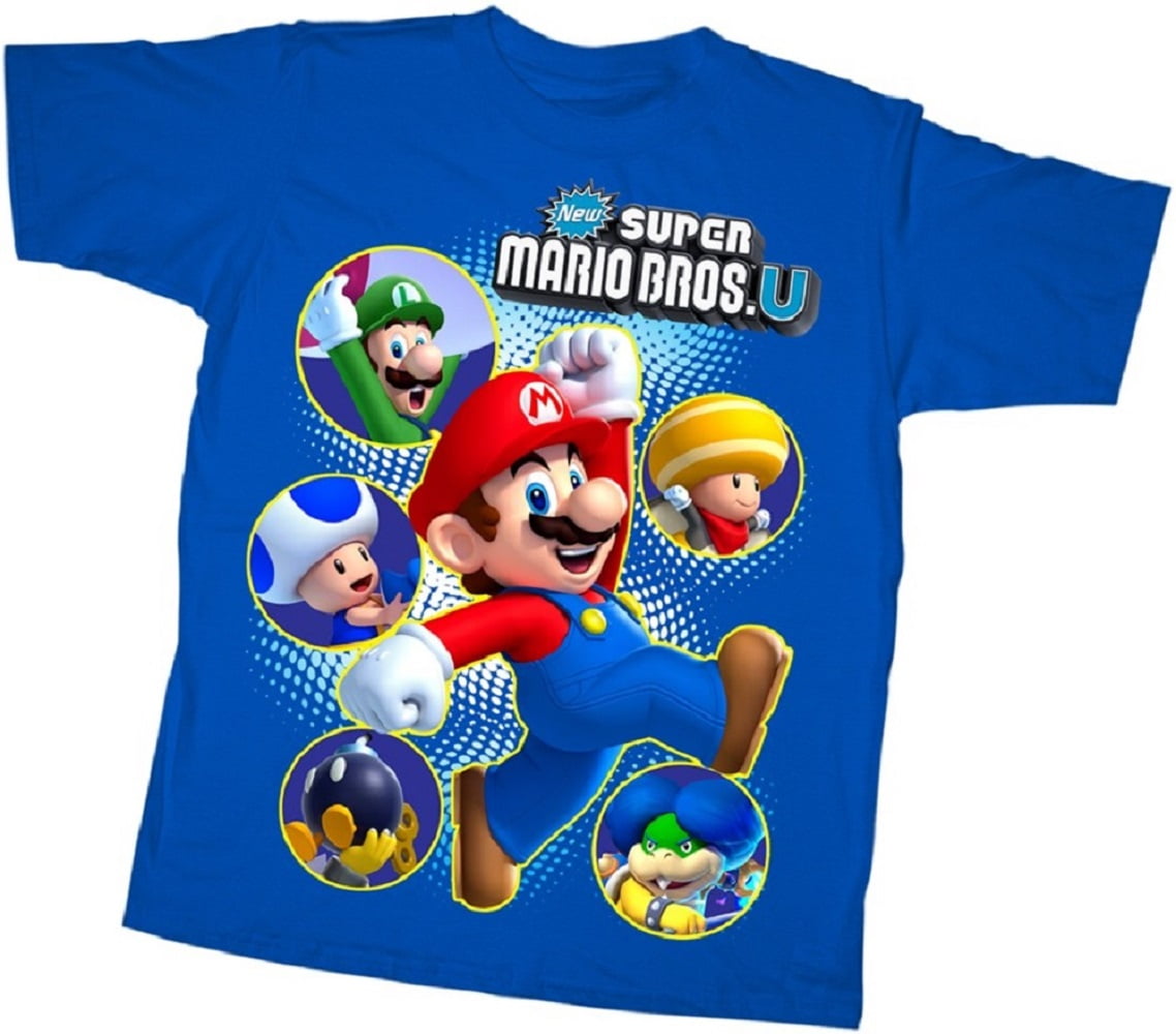 mario t shirt boys