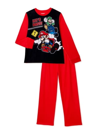 Super Mario Bros. Boys Sleepwear in Kids Pajamas Robes Walmart