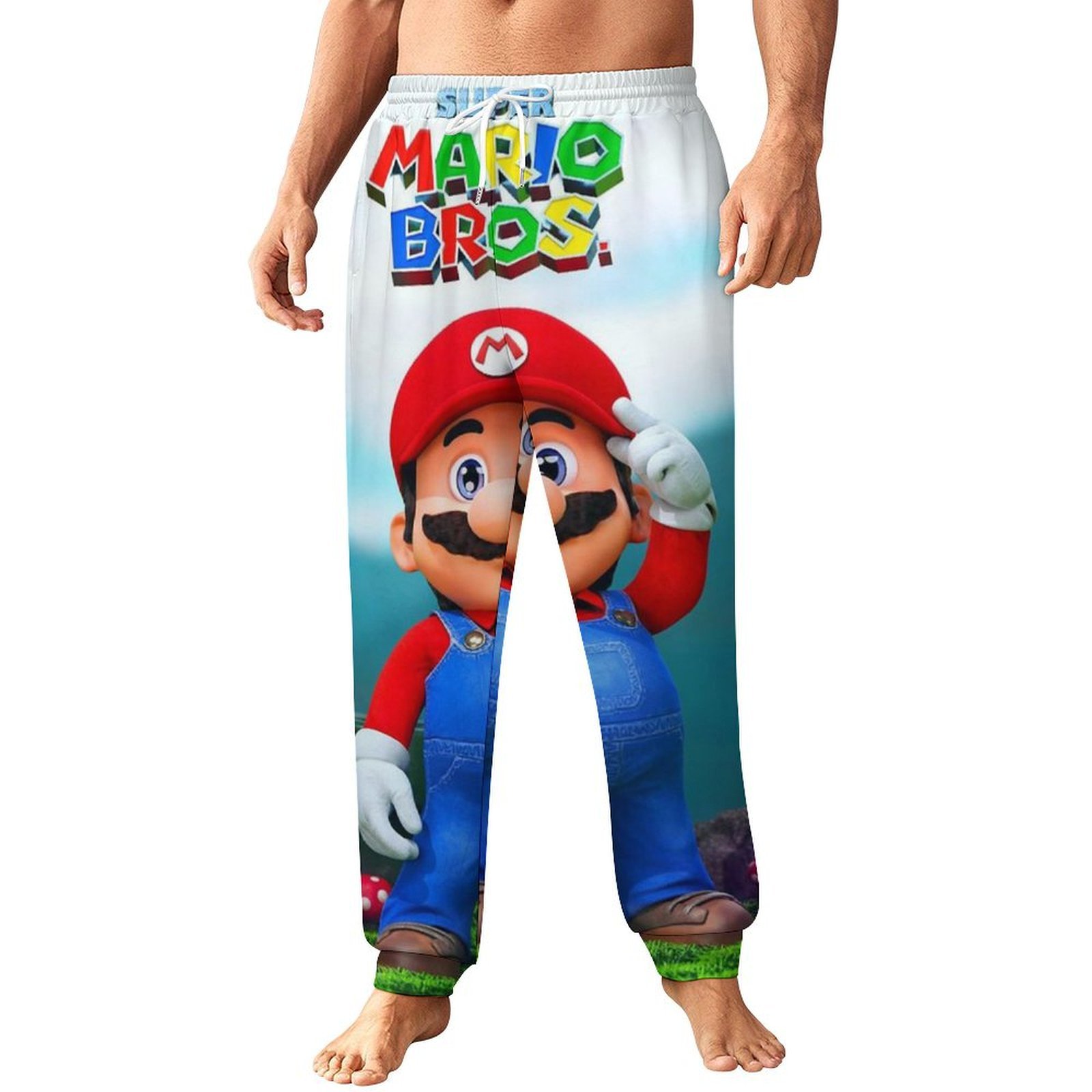 Mario Bros Men's Sweatpants Trousers 3D Printed Joggers Track Pants ...