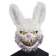 thumbnail image 1 of Seasonal Visions Adult Scary Rabbit Snowball Costume Mask - Size 14 in., 1 of 2