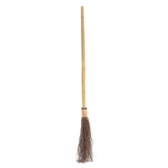 36" Straw Broom Halloween Accessory