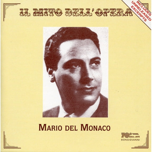 Mario Del Monaco - Arias - Music & Performance - CD