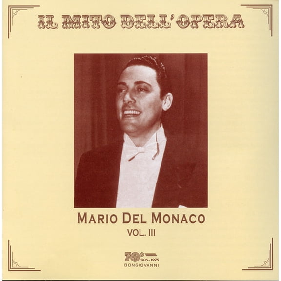 Mario Del Monaco - Il Mito Dell'opera 3 - Music & Performance - CD