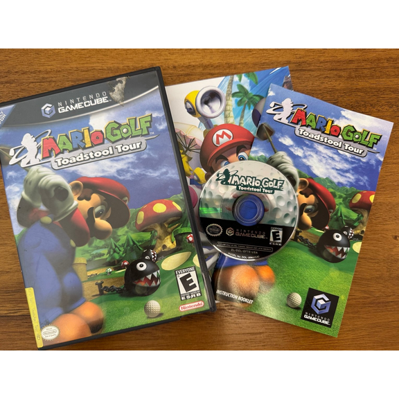 Pre-Owned Mario Golf Toadstool Tour Video Game for GameCube, Sports Game, 4 Offline Players