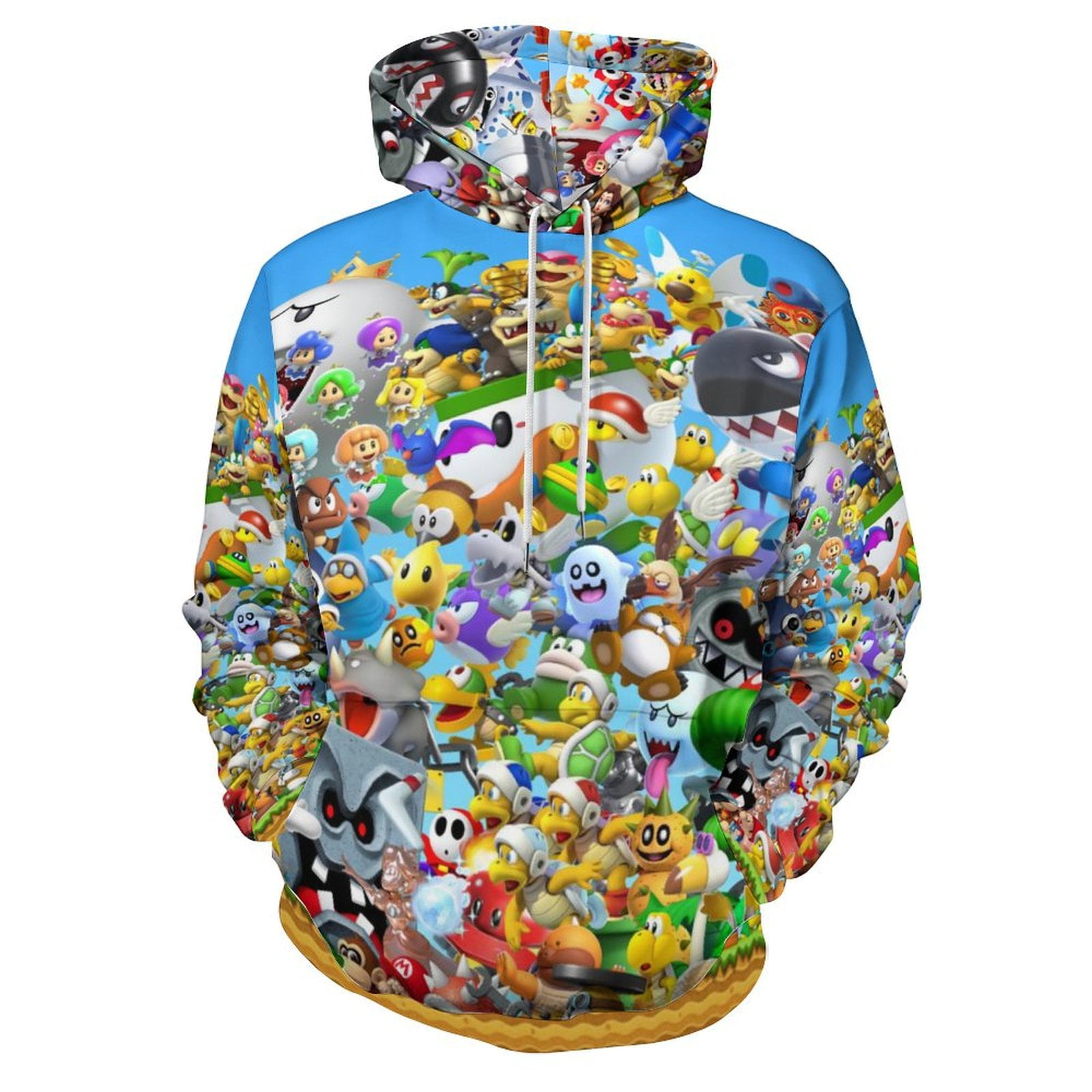 Kapuzenpullover Pulli 3d Druck Mario Hoodie 3D Print Pullover
