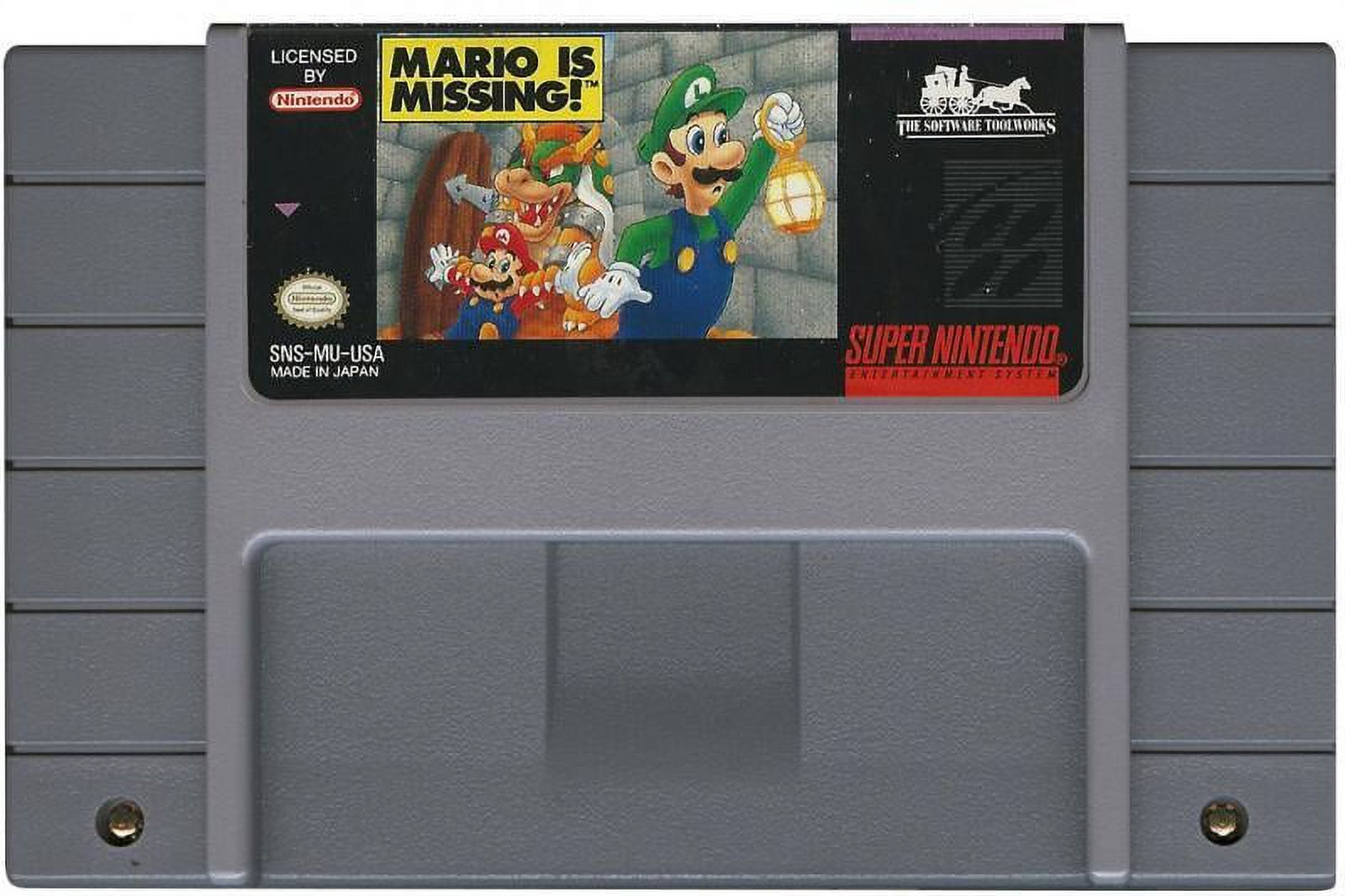 Mario Is Missing - SNES - Super Nintendo Ent. System NTSC/PAL Cartridge -  Walmart.com