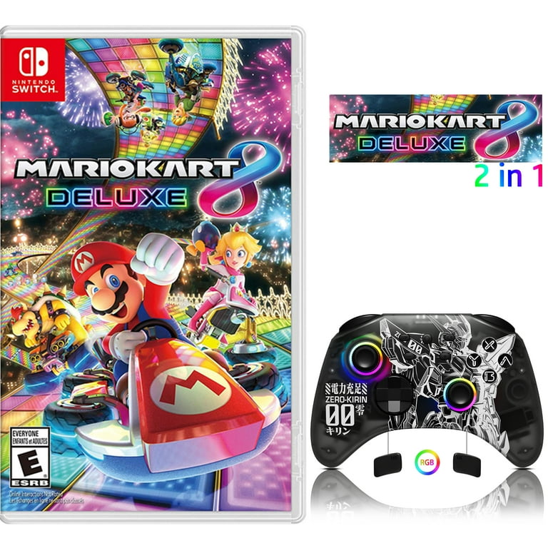 Nintendo Switch マリオカート　プロコントローラー付き Amazon.co.jp: PowerA 有線ナノコントローラー Nintendo Switch マリオ
