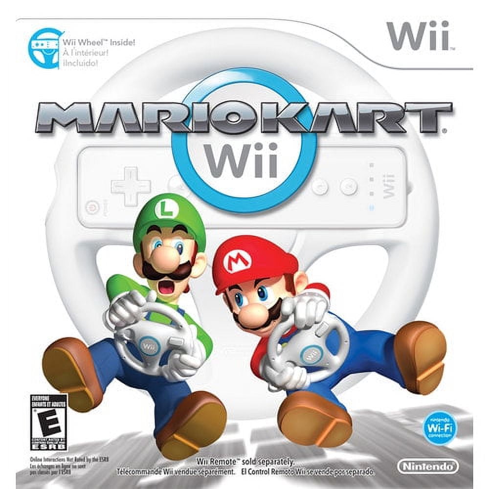 Wii Remote Controllers, Wii Wheels, and 2 Wii Games Mario Kart & sale Carnival Golf