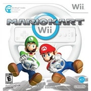 Mario Kart Mariokart Game With Wheel (Nintendo Wii)