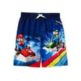 thumbnail image 1 of Mario Kart Little Boys Swim Shorts, Sizes 4-12, 1 of 3