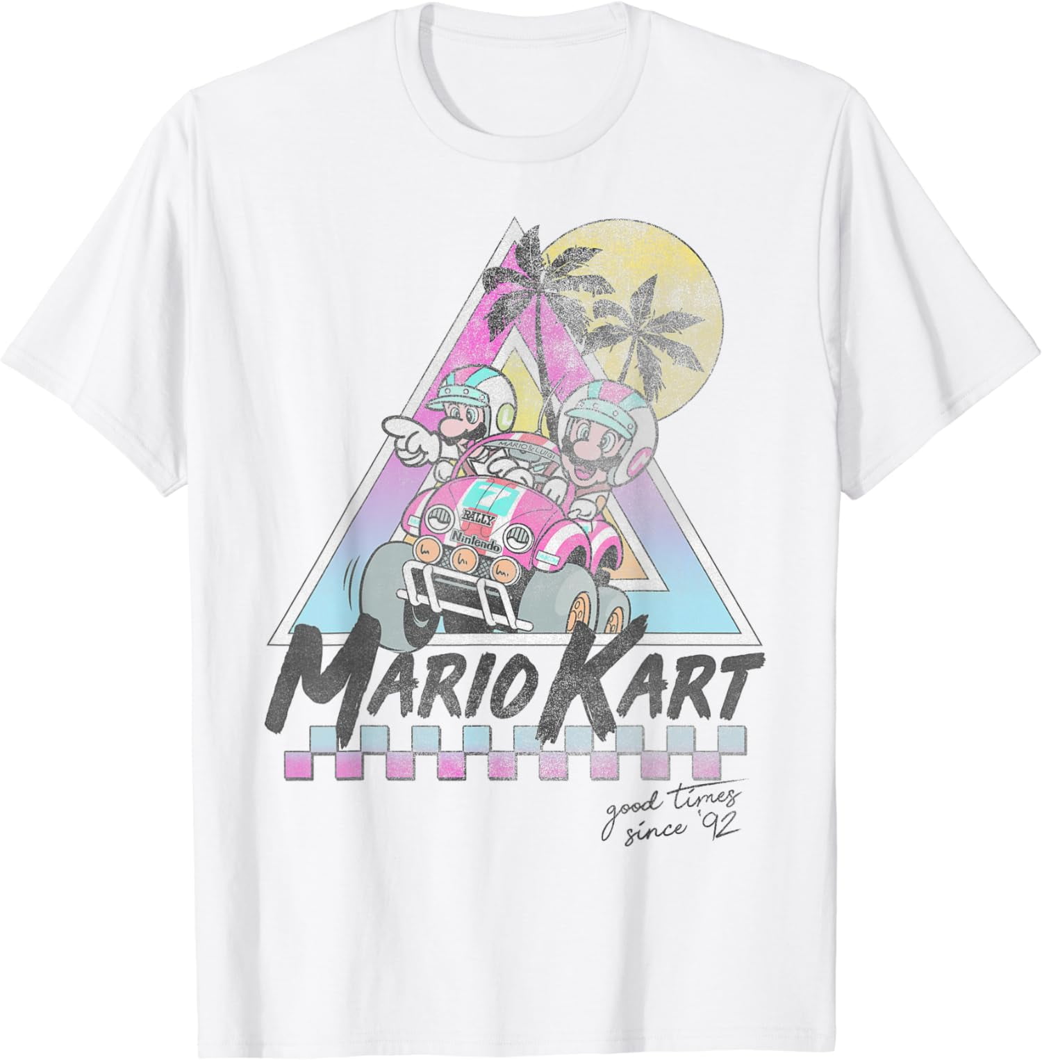 Mario Kart Mario And Luigi Good Time Since 92 Vintage T Shirt Walmart Com