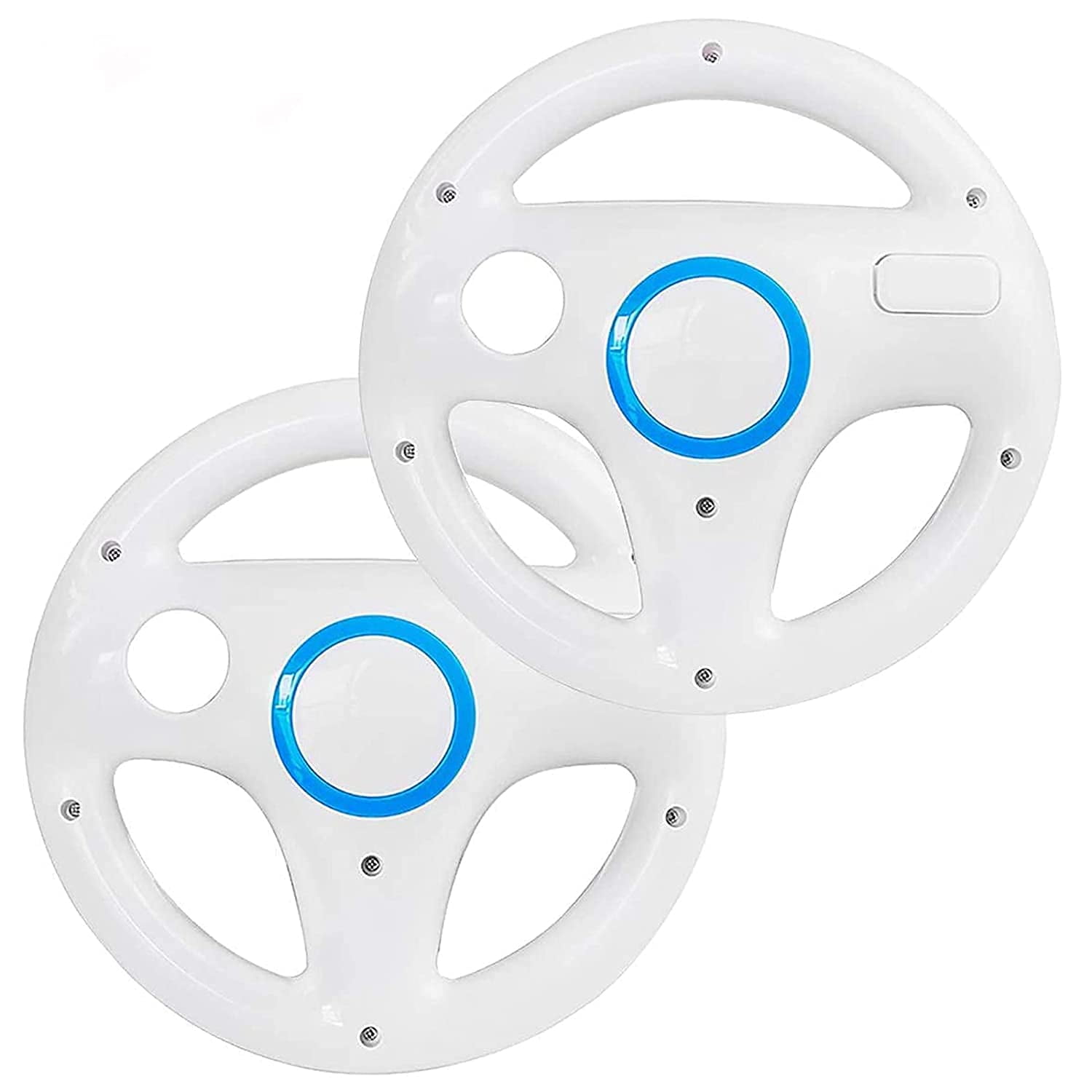 Mario Kart Wii, 2 Pack Racing Steering Wheel for Wii Controller, Wii Mario Kart Racing Wheels