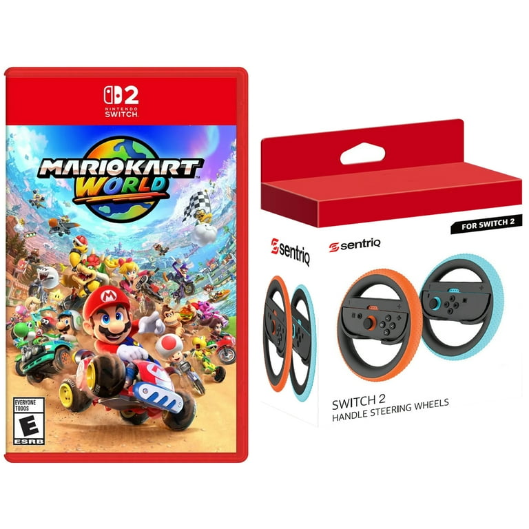 Mario Kart World for Nintendo Switch 2 and Sentriq Joy Con