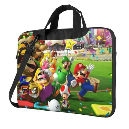 Mario Laptop Bag, 13 inch Computer Bag Messenger Shoulder Bag Carrying Case for Laptop or Tablet