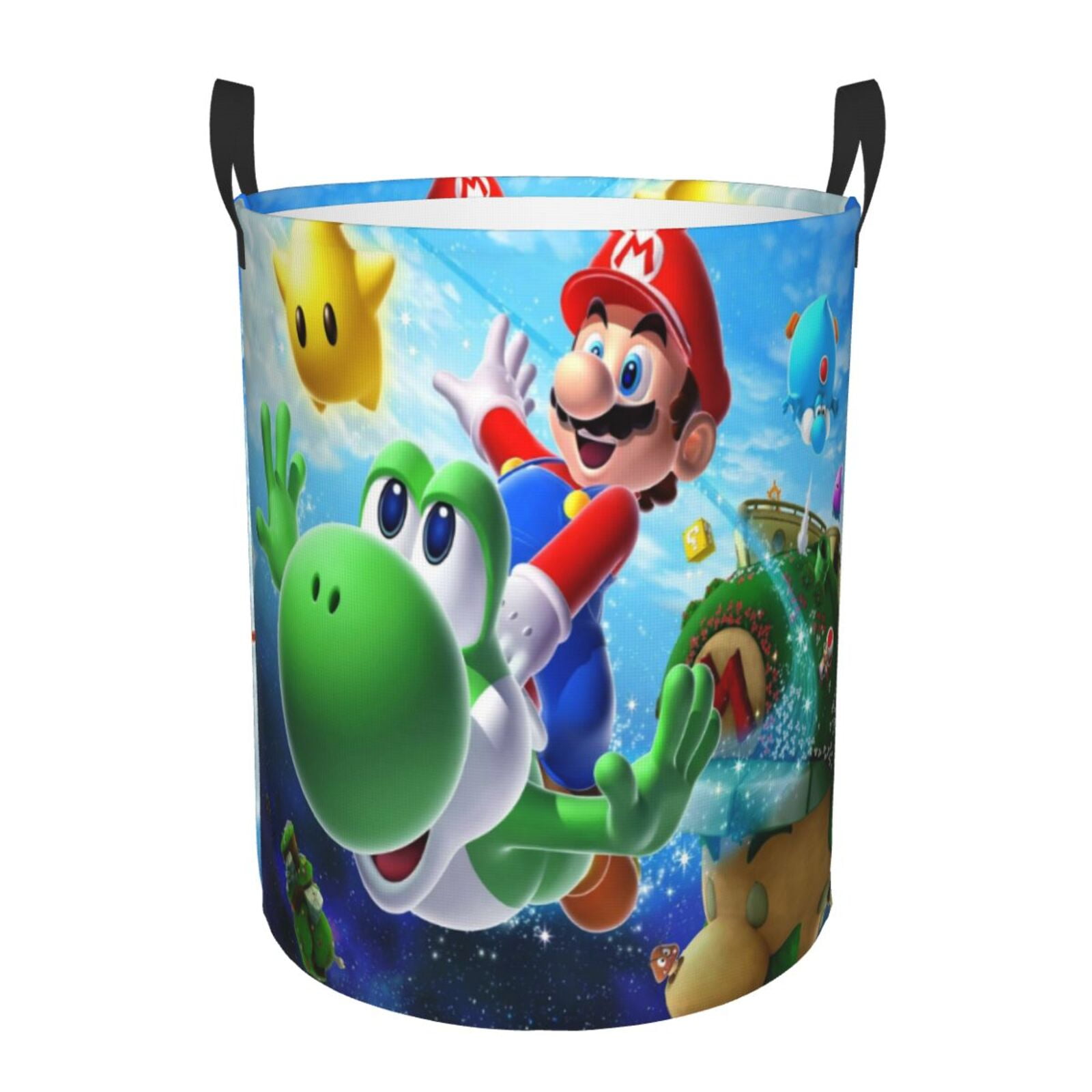 Clastyle 63L Large Rainforest Animals Kids Laundry Hamper With Lid & Handle - Foldable Toy & Clothes Storage