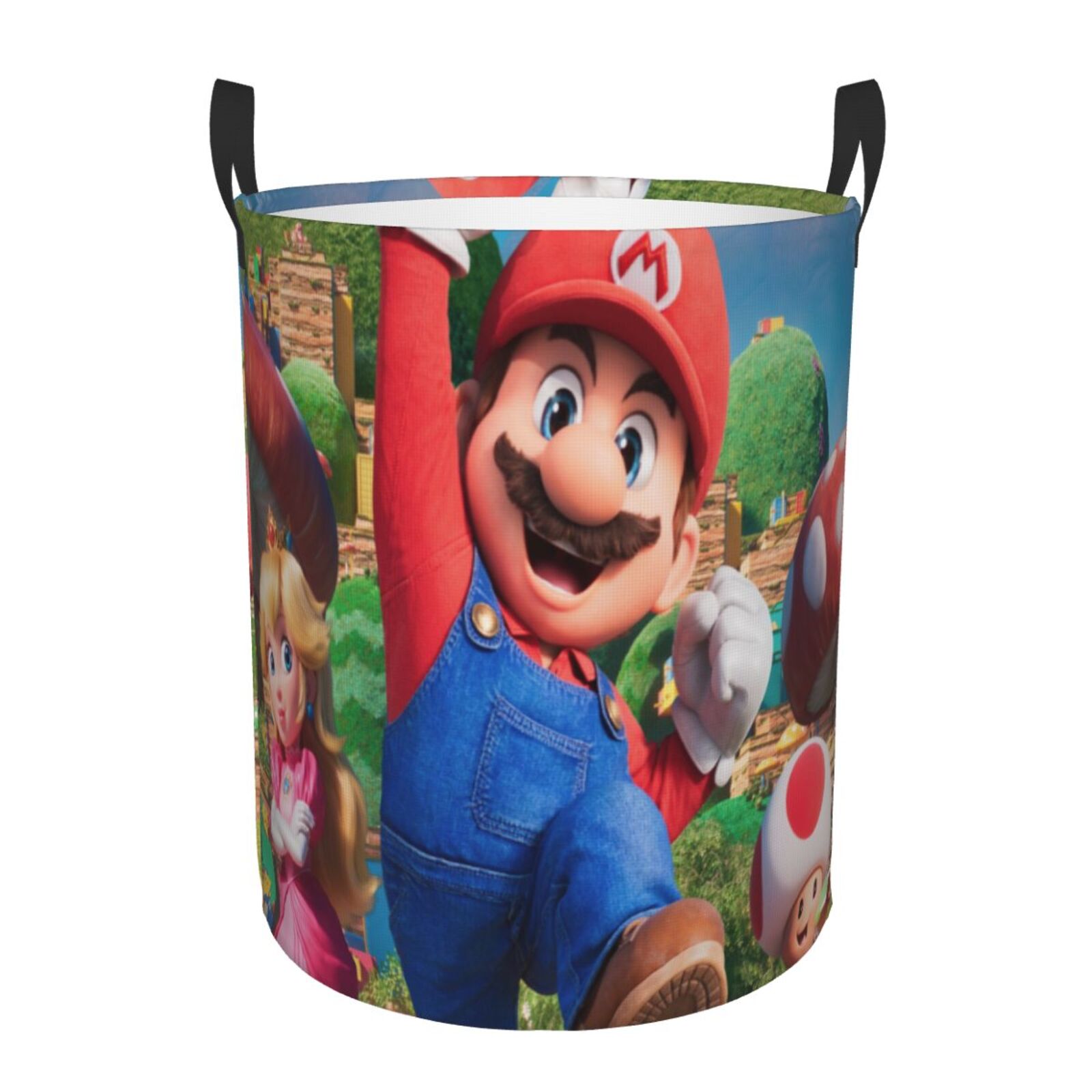 Clastyle 63L Large Rainforest Animals Kids Laundry Hamper With Lid & Handle - Foldable Toy & Clothes Storage - View #5