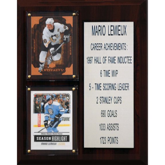 Mario Lemieux Pittsburgh Penguins 8'' x 10'' Plaque